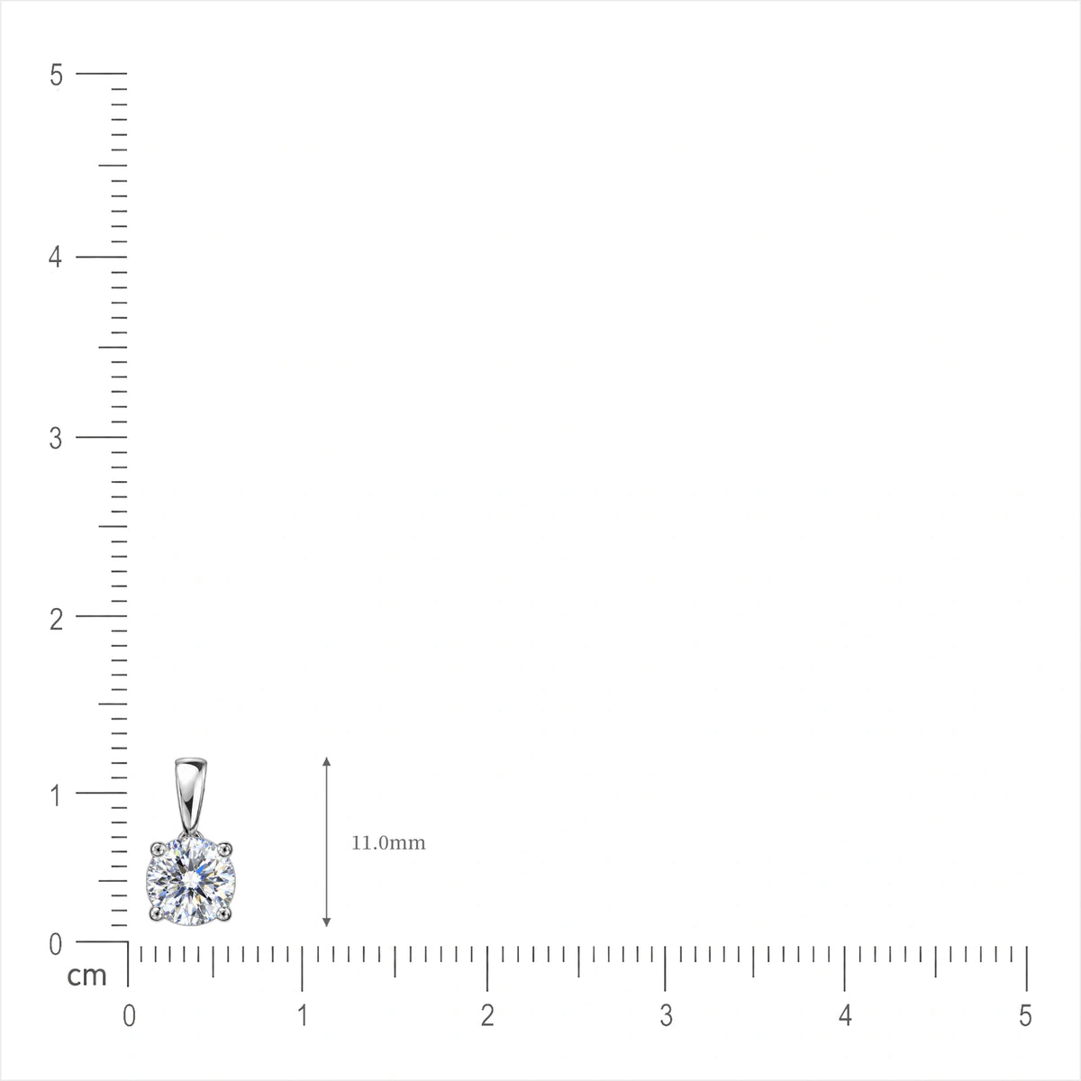 1-ct-round-solitaire-pendant by Fortune 