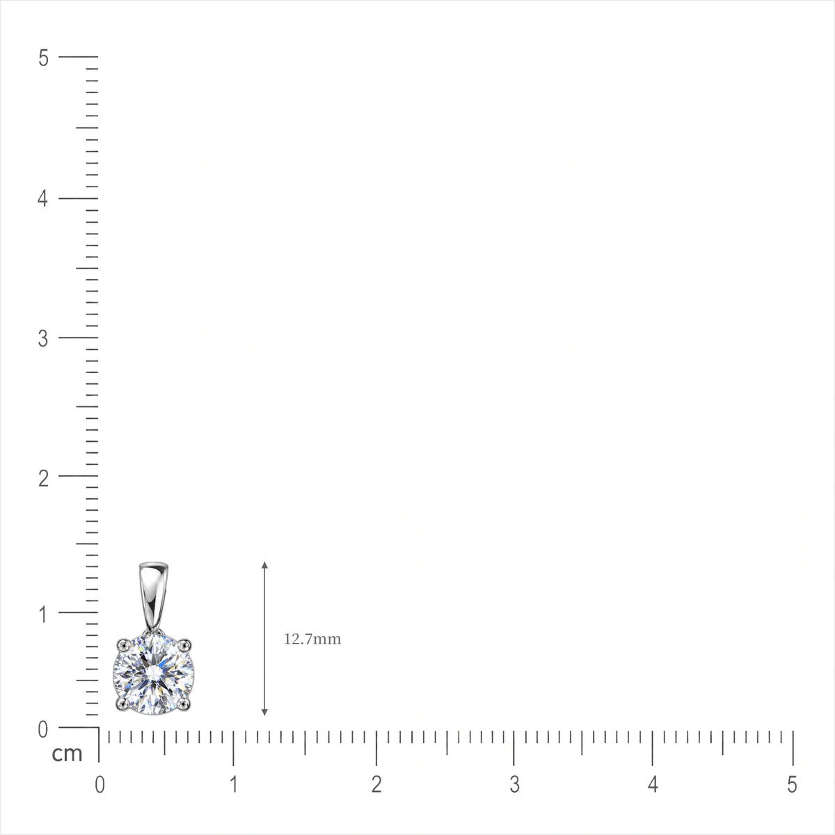 2-ct-round-solitaire-pendant by Fortune 