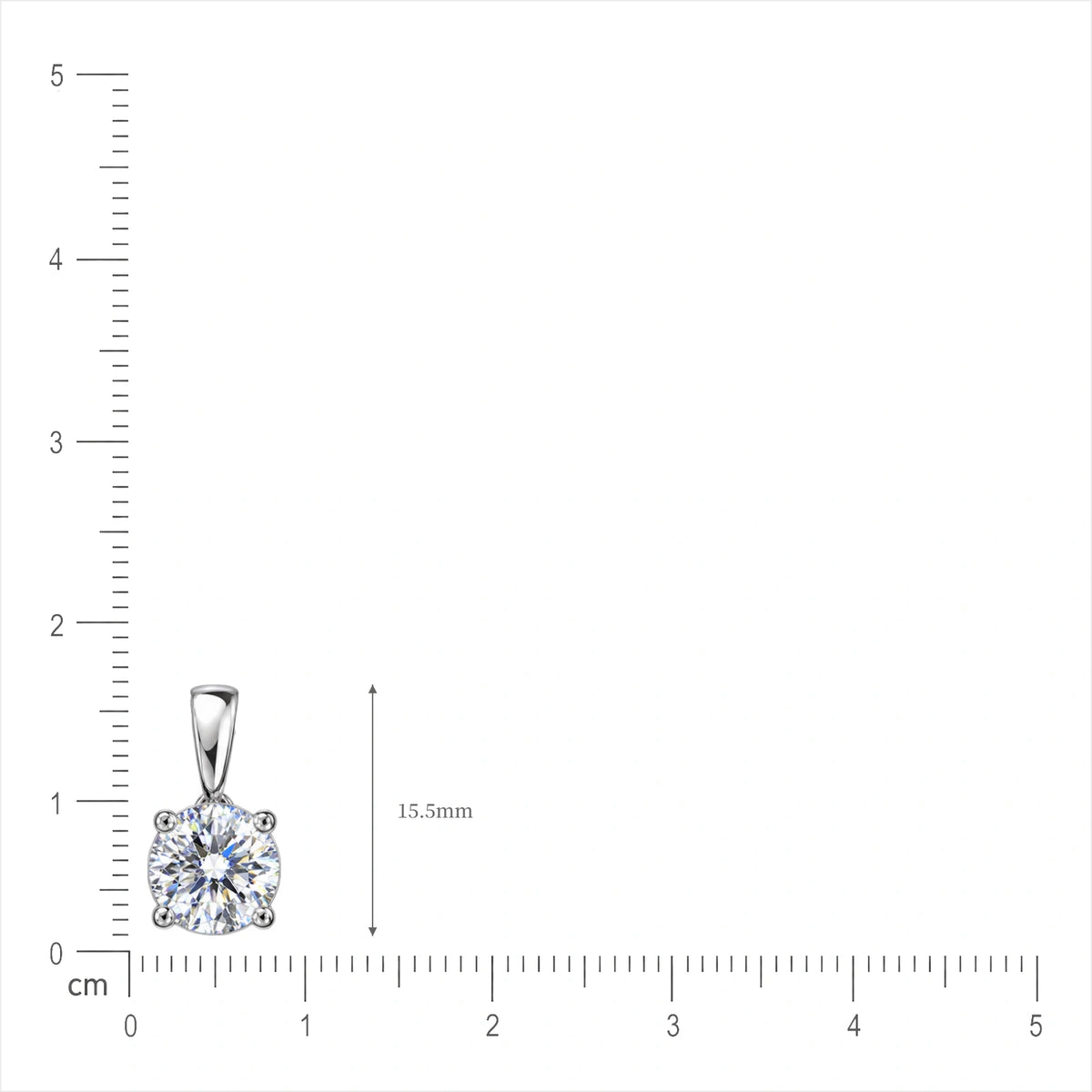 4-ct-round-solitaire-pendant by Fortune 