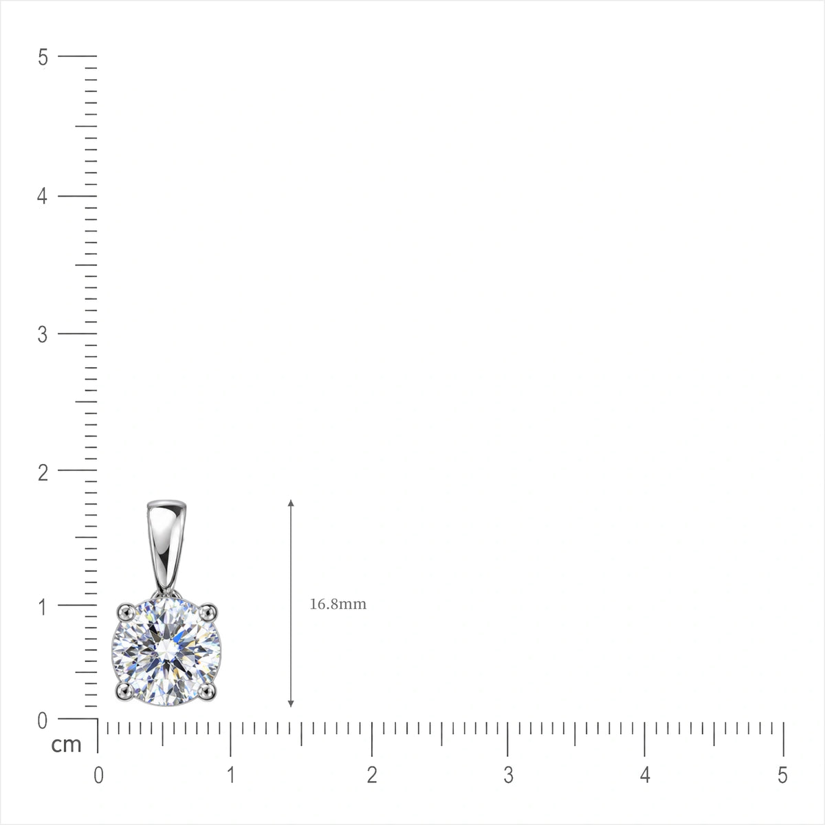 5-ct-round-solitaire-pendant by Fortune 