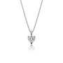 1 Ct Heart Cut Diamond Solitaire Pendant by Fortune Jewellery 