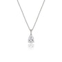 1 Ct Pear Solitaire Pendant by Fortune Jewellery 
