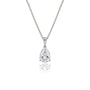2 Ct Pear Solitaire Pendant by Fortune Jewellery 