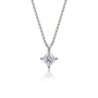 1 Ct Princess Cut Diamond Solitaire Pendant by Fortune Jewellery 