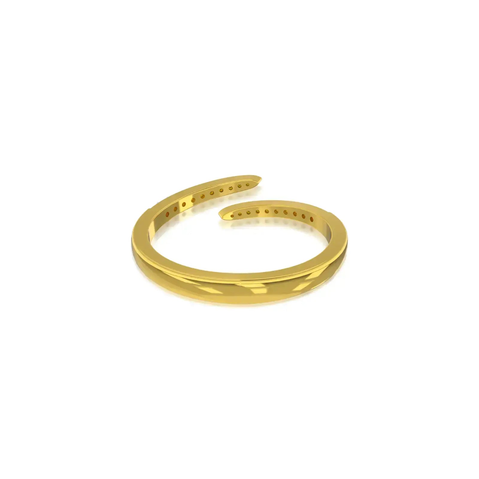 Radiant curve diamond ring for women