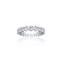 Trendy harmony crown diamond band ring
