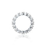 Unique harmony crown diamond band ring for girls wear
