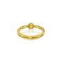 Gleaming loop diamond ring for office wear