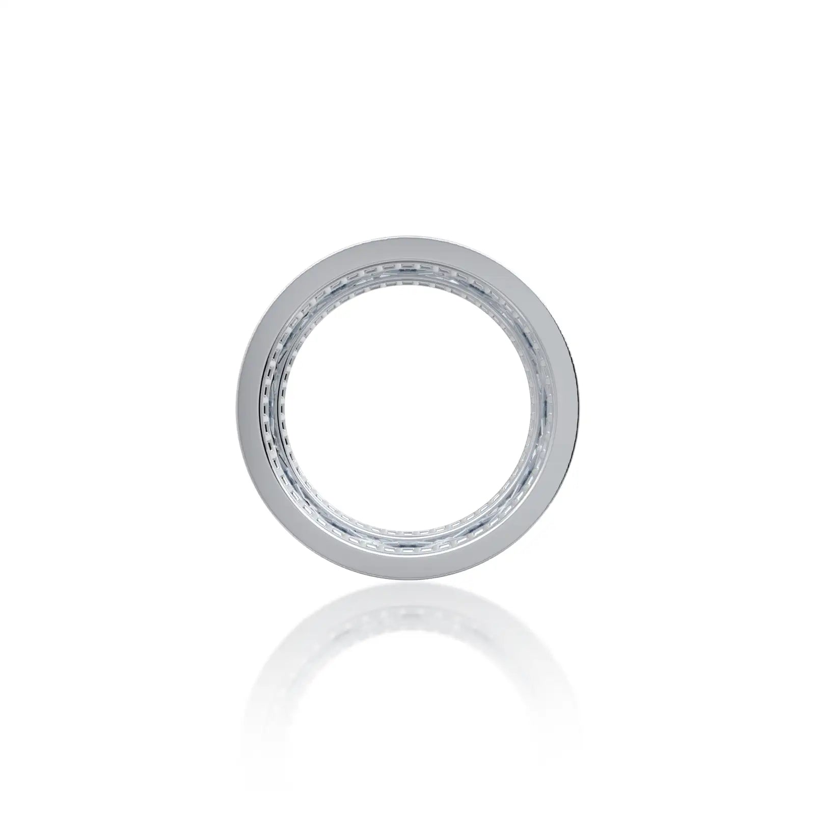 Regal lattice diamond ring for women