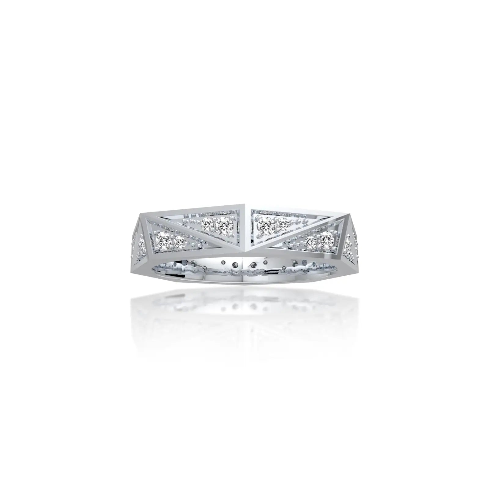 Vertex edge diamond ring
