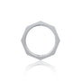 Vertex edge diamond ring for office wear