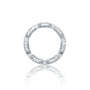 Oval link diamond ring valentine gift for women