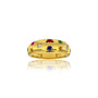 Celestial motif gold band for office wear