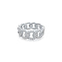 Stylish circular harmony diamond band
