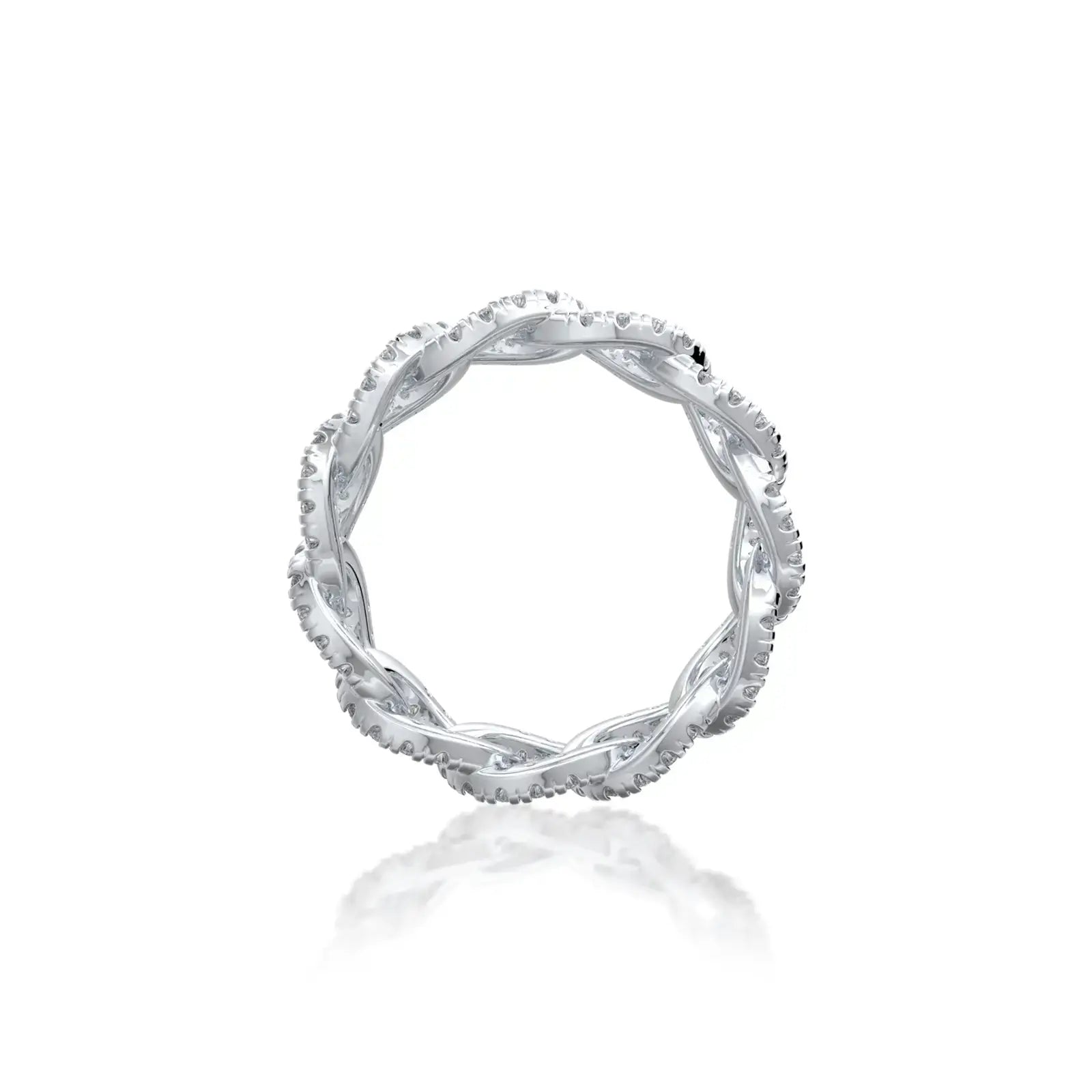 Trending product circular harmony diamond band for women