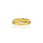 Star burst diamond gold band for office wear