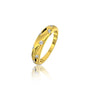 Star burst diamond gold band for pretty girls
