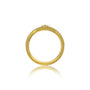 Pear halo v shaped ring valentine gift for women
