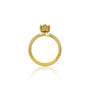 Marquise solitaire layered ring valentine gift for women
