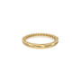 Yellow gold october birthstone half eternity opal ring