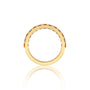 Trending november birthstone citrine rhythm ring with diamonds for women