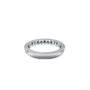 White gold stylish may birthstone green agate rhythm ring with diamonds