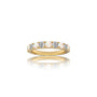 Opal Rhythm Ring With Diamonds  yellow gold ring