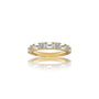 Pearl Rhythm Ring With Diamonds