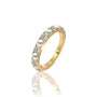 Pearl Rhythm Ring With Diamonds office wear