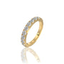 Trending april birthstone white topaz rhythm ring with diamonds for women