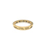 London blue topaz rhythm ring with diamonds yellow gold ring