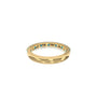 Yellow gold unique december birthstone turquoise rhythm ring with diamonds