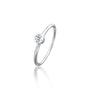 Yuan (缘) Solitaire Bezel Ring a beautiful choice for elegant daily wear.