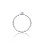 Beautiful and refined, the Yuan (缘) bezel ring is perfect for trendy office wear.