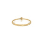 Yuan (缘) Solitaire Bezel Ring beautifully designed for daily wear, with a secure, elegant fit for a queen.