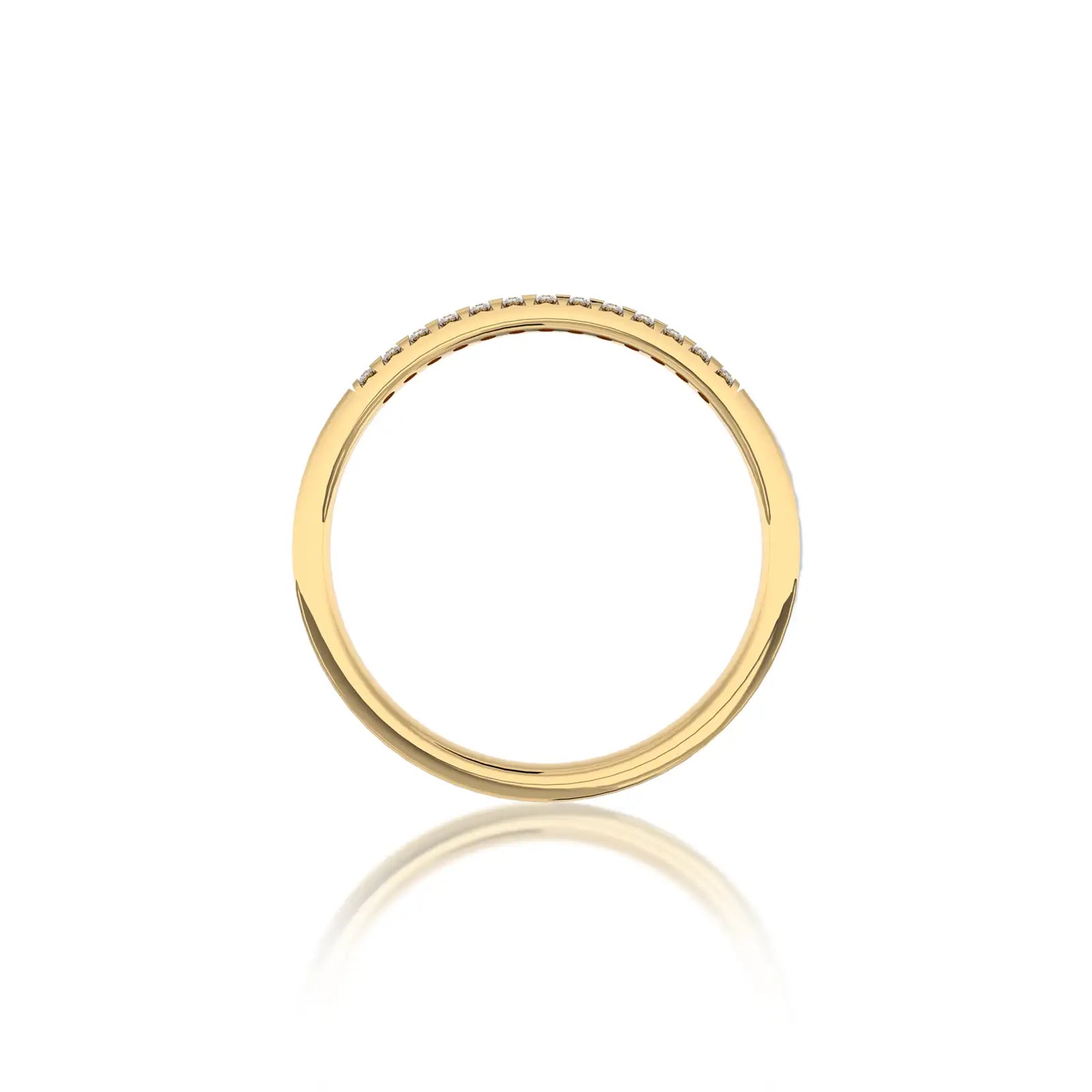 Xing 福 Structured Eternity Band  beautifully dazzling, a trend-setting choice perfect for proposal and daily wear.