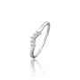 Fortune Jewelry's Ai 爱 tiara ring is fabulous, charming, and perfect for office wear.