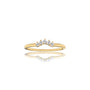 Fortune Jewelry presents the Ai 爱 chevron ring fit for a modern-day queen with a loving heart.