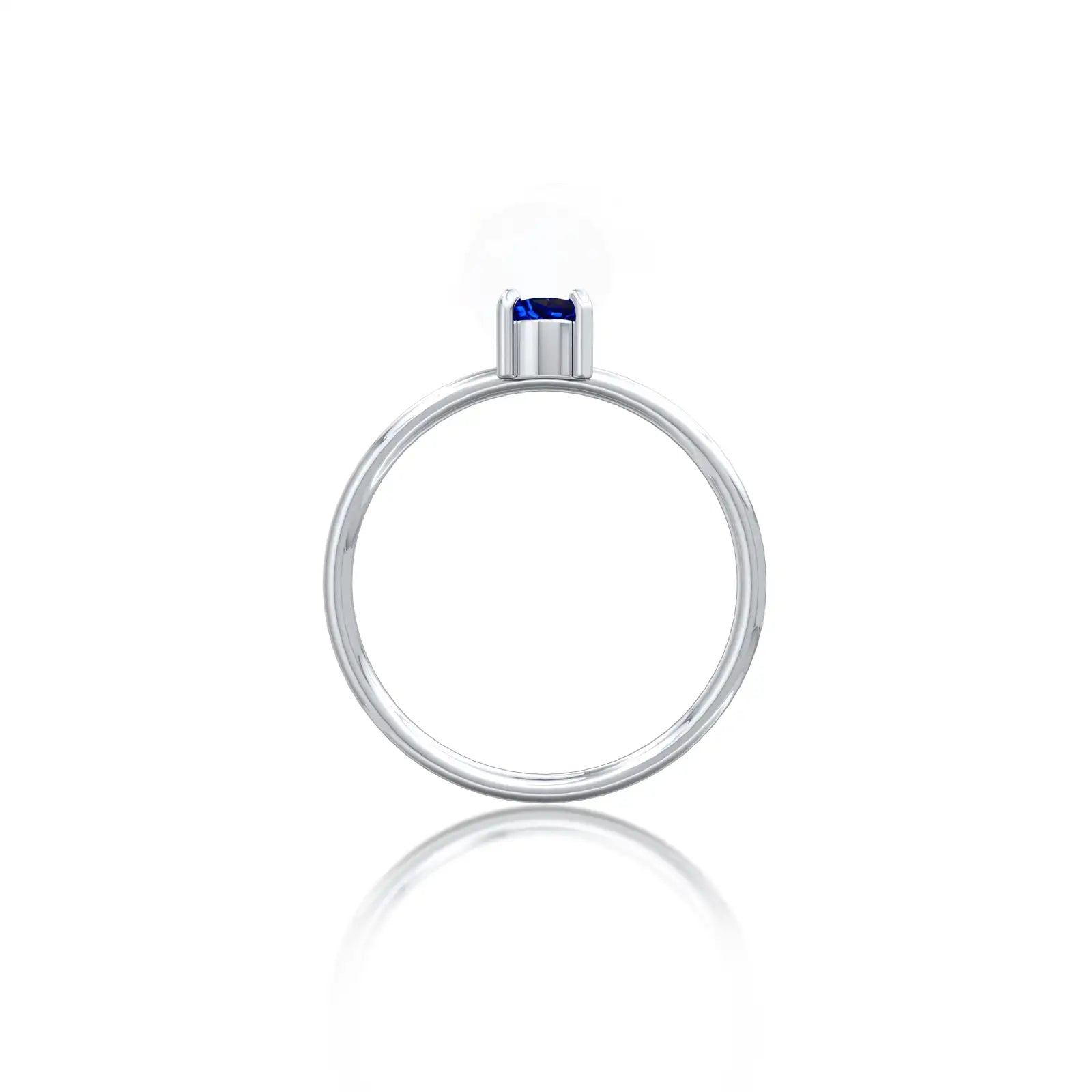 Beautiful and loving, the Lan 蓝 solitaire ring is a trend setter for modern women.