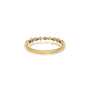 Back view of the Chun 春 marquise ring, showing its polished, dazzling finish in detail.