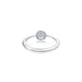 Back view of the Ming 明 disc ring, showing its polished, dazzling finish in detail.
