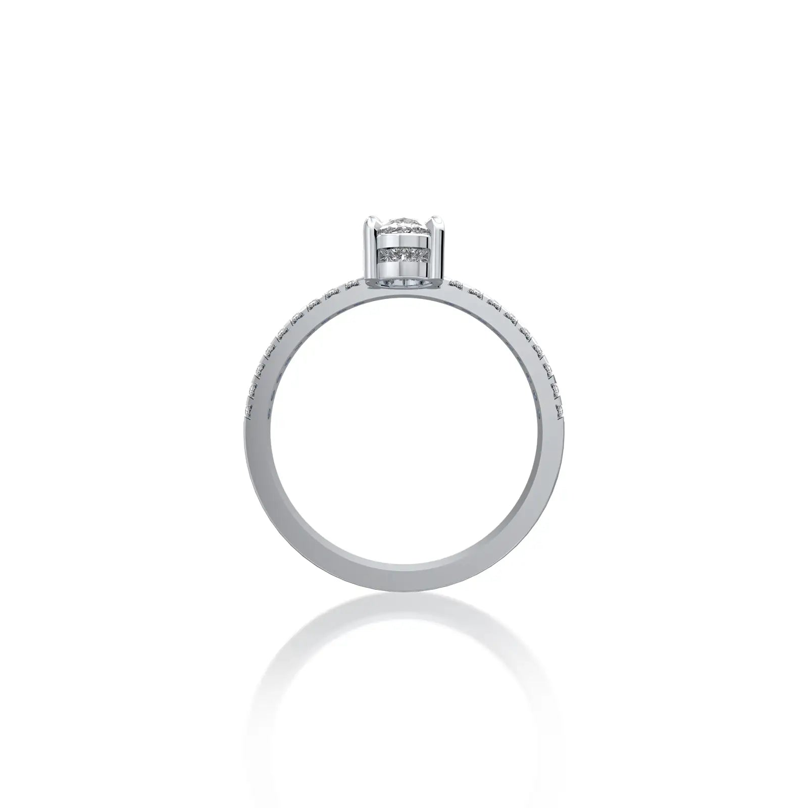 Beautiful and loving, the Xi 禧 pear ring is a trend-setting favorite for modern women.