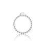 Rong 荣 chain ring charming, fabulous, and perfect for a proposal moment.
