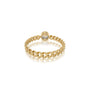 Fit for royalty, the Rong 荣 chain ring brings princess-inspired elegance, perfect for proposals.