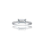 Jing 镜 Baguette Diamond Ring a beautiful, charming choice for elegant daily wear.