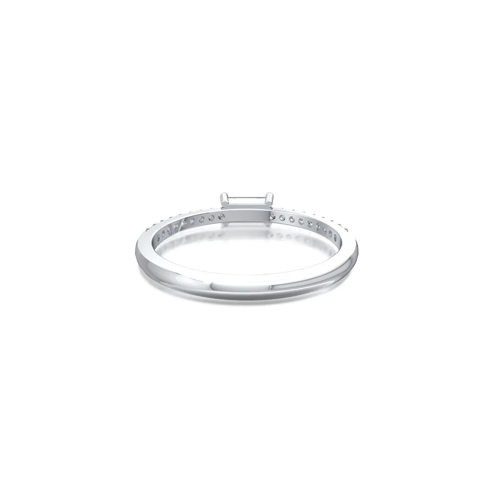 Fortune Jewelry's Jing 镜 baguette ring is fabulous, chic, and perfect for office wear.