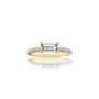Fortune Jewelry presents the Jing 镜 baguette ring  fit for a modern-day queen with a loving heart.