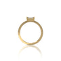 Jing 镜 diamond ring a beautiful blend of contemporary elegance and fabulous brilliance.