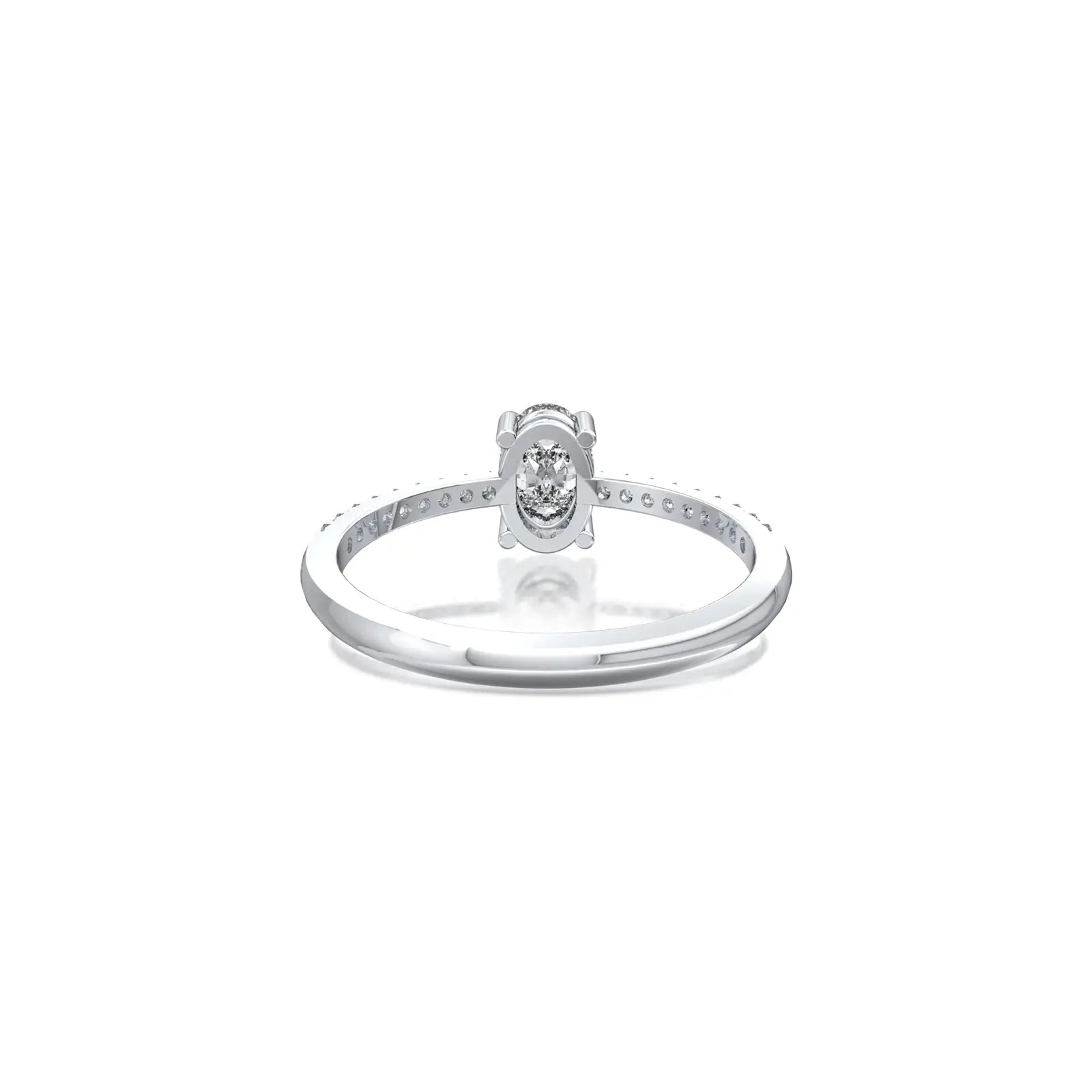 The Xi 熙 oval ring offers a stylish sparkle suited for daily office and fashion-forward casual wear.