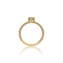 Modern Oval Diamond Ring for Women graceful curves and brilliant sparkle in every angle.